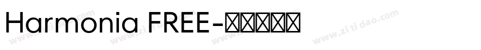 Harmonia FREE字体转换